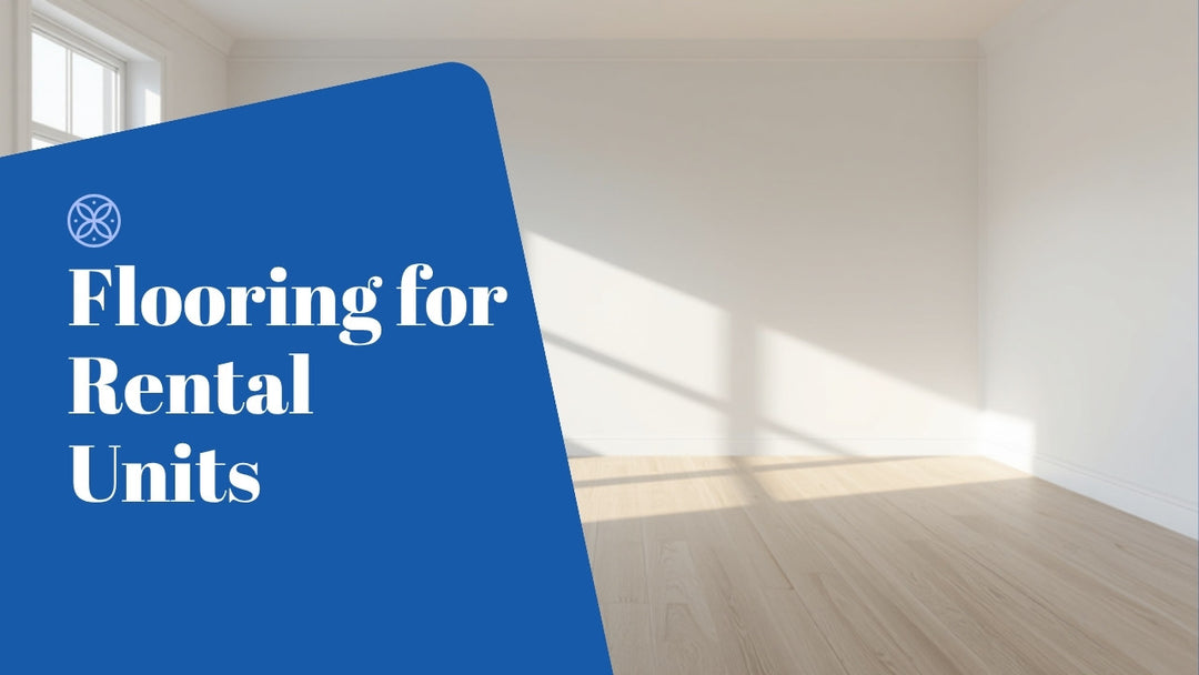 Empty renovated apartment with new vinyl plank flooring - flooring for rental units