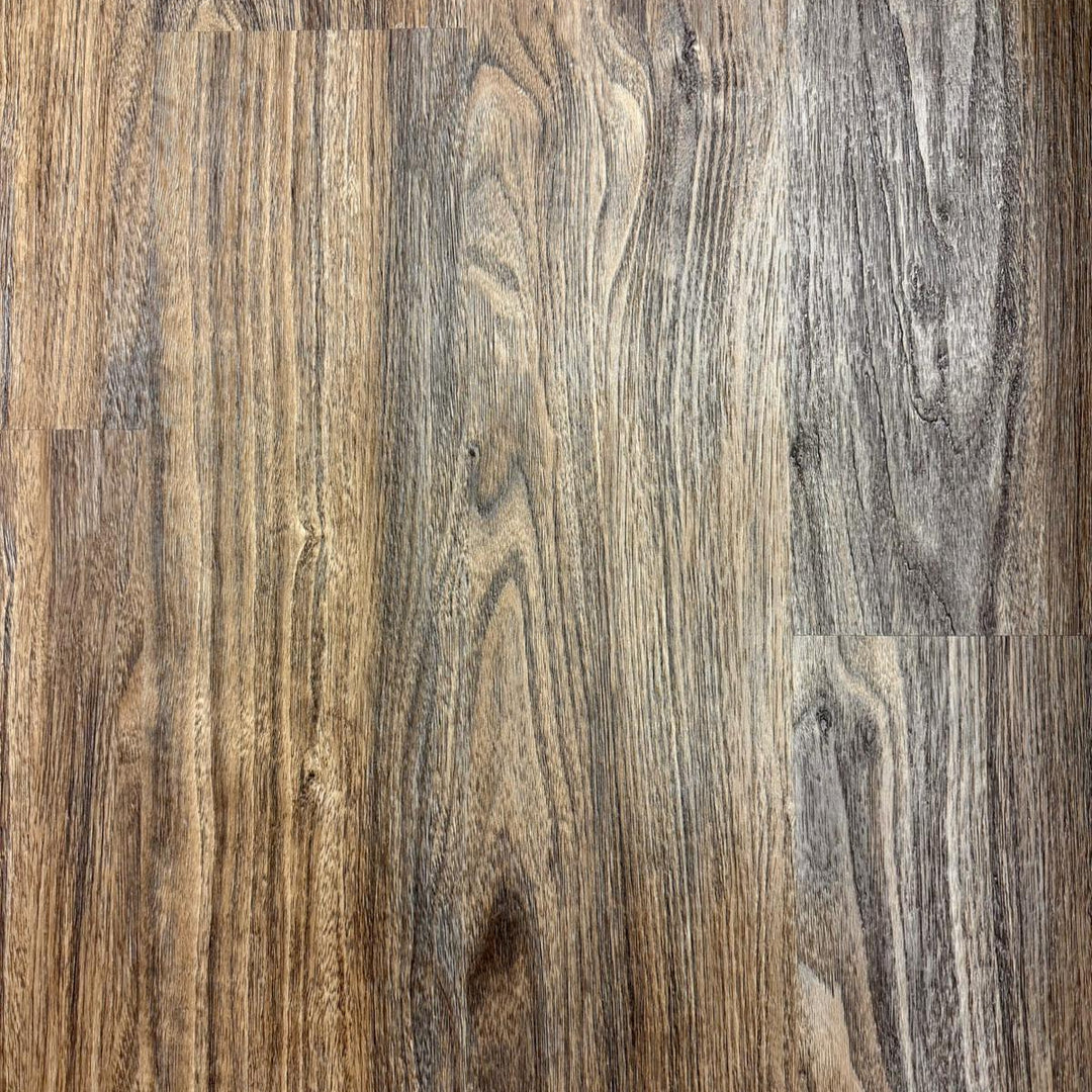 Close-up of wood-patterned surface with brown and gray tones