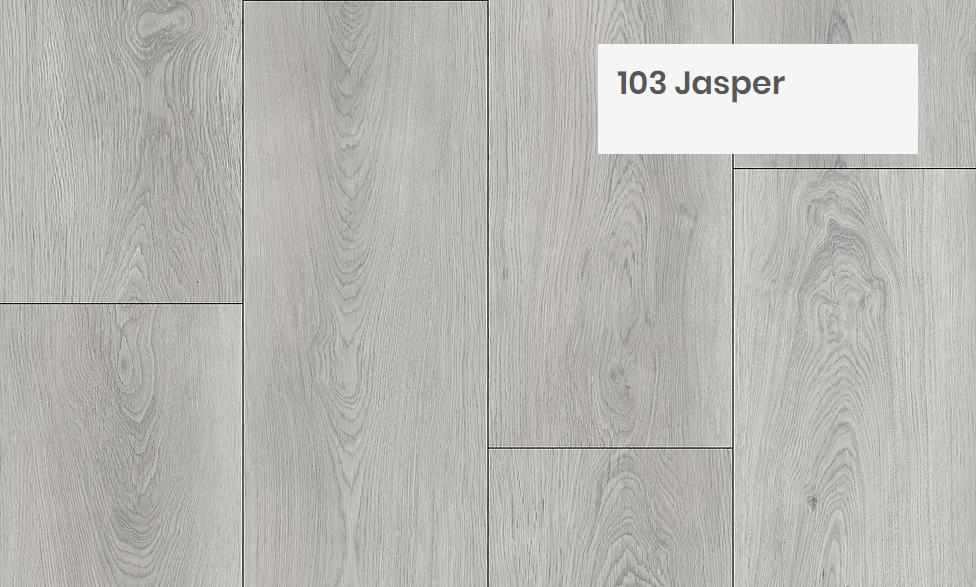 Close up of 7mm vinyl flooring in the colour 103 Jasper by Woden Flooring sold by Advanced Flooring in Kitchener-Waterloo.