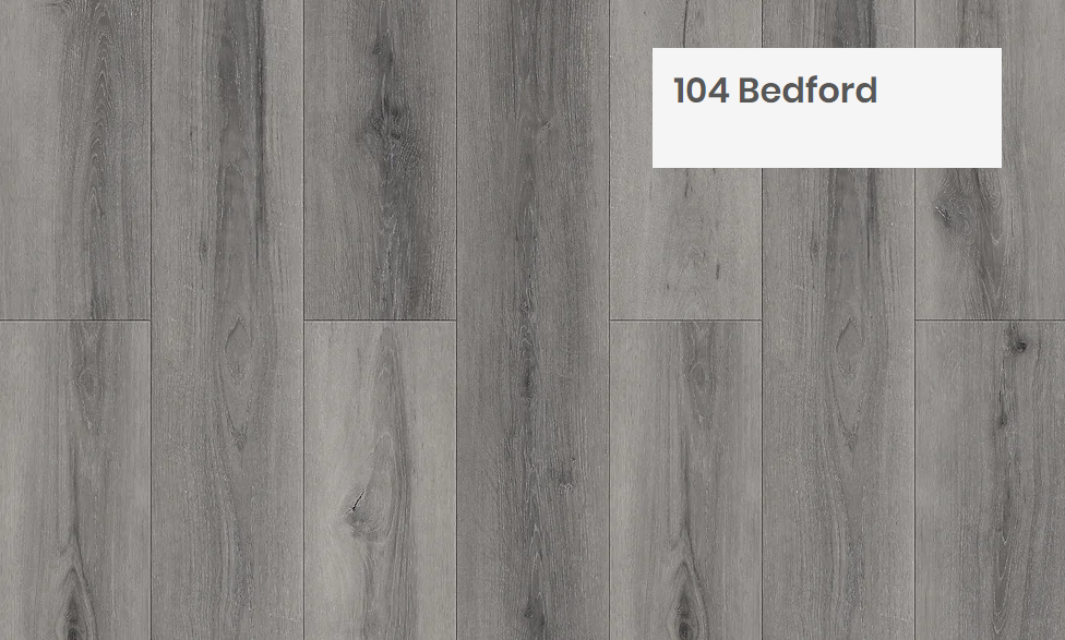 Close up of 7mm vinyl flooring in the colour 104 Bedford by Woden Flooring sold by Advanced Flooring in Kitchener-Waterloo.