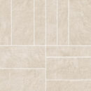 Beige tiles with subtle pattern on a white background
