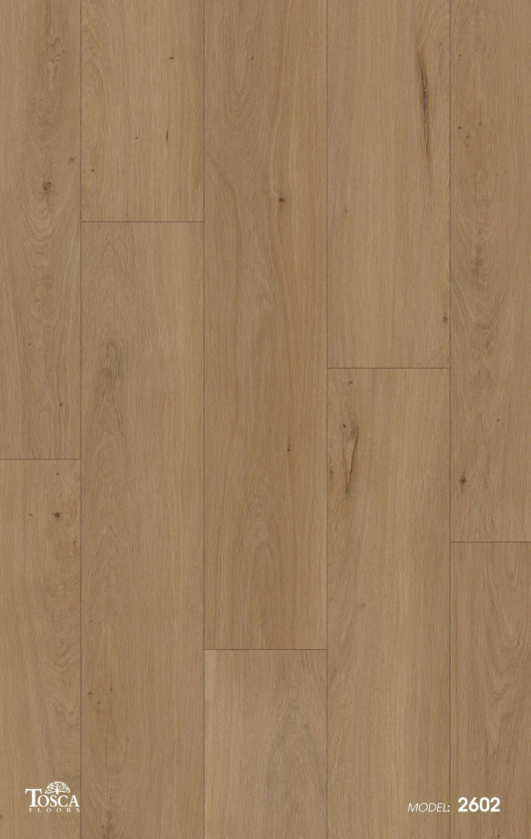 2602 - Tosca 7mm 9"x60" Vinyl Plank