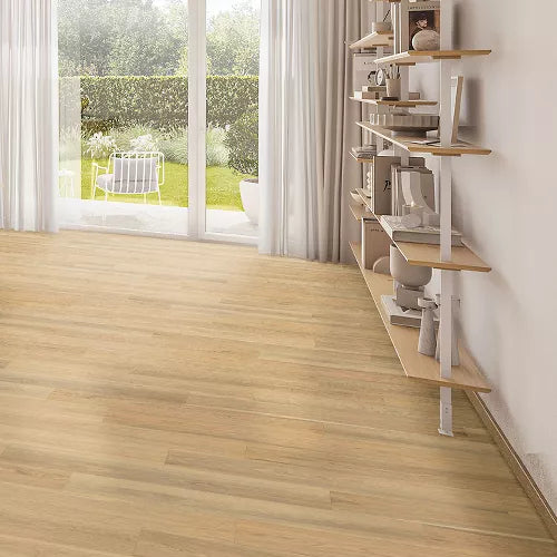 Natural Hickory - Pergo Elements 12mm Laminate with underlay Kallan Point PSR16