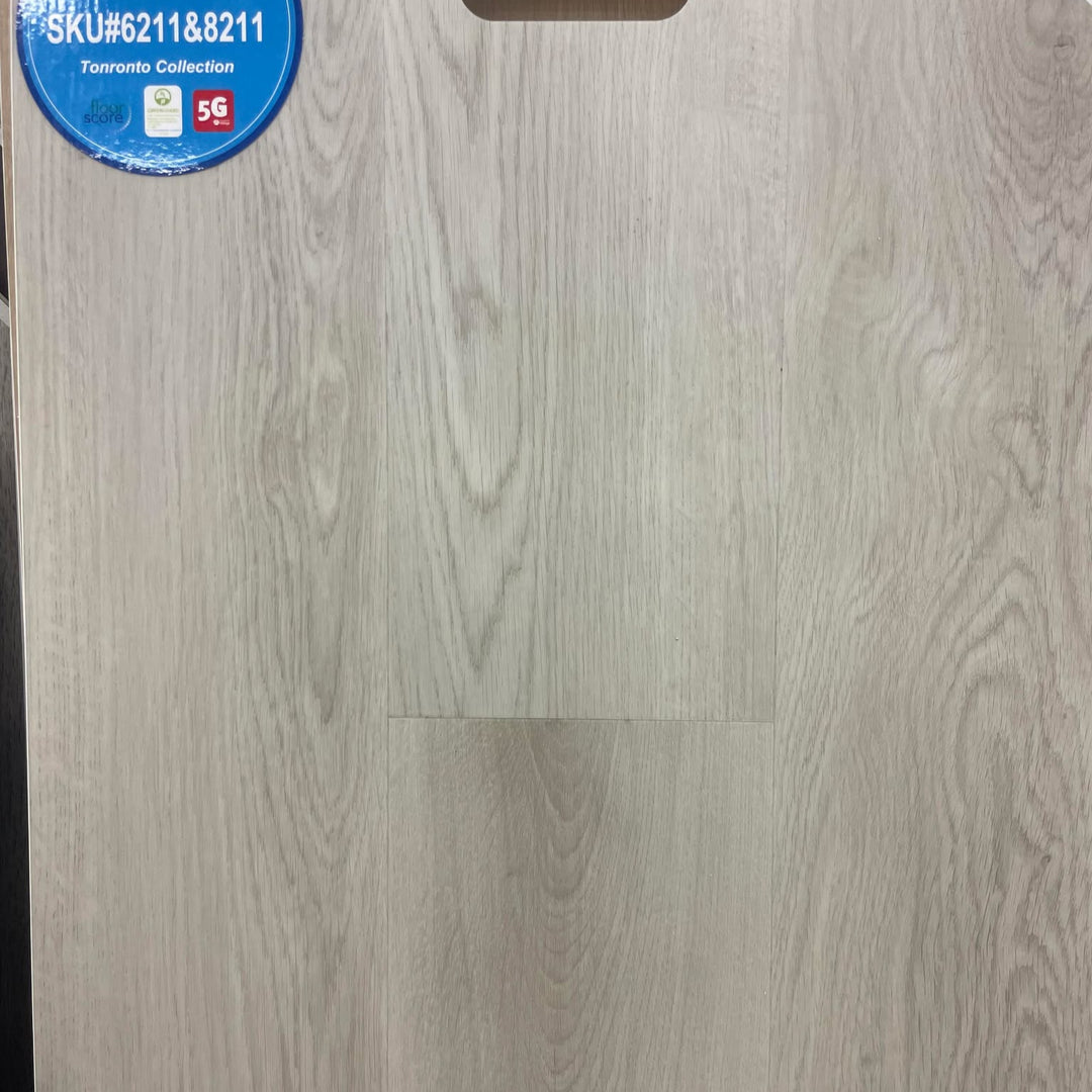 Close-up showing the texture and color of Toronto Riche 8mm & 10mm vinyl flooring