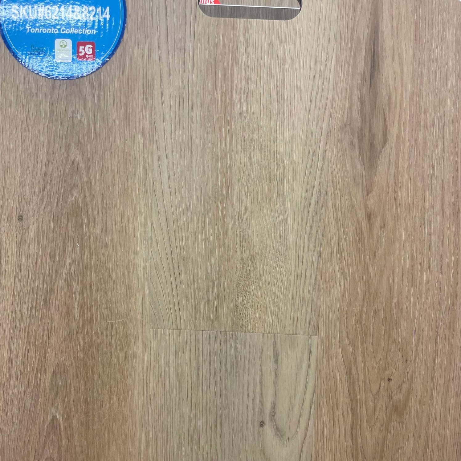 Close-up showing the texture and color of Toronto Riche 8mm & 10mm vinyl flooring