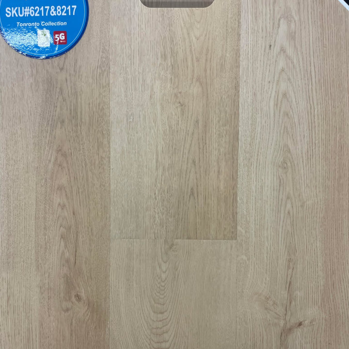 Close-up showing the texture and color of Riche 8mm & 10mm vinyl flooring.