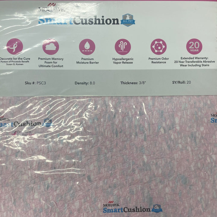 Mohawk Smart Cushion - 3/8" Carpet Underlay with Moisture Barrier