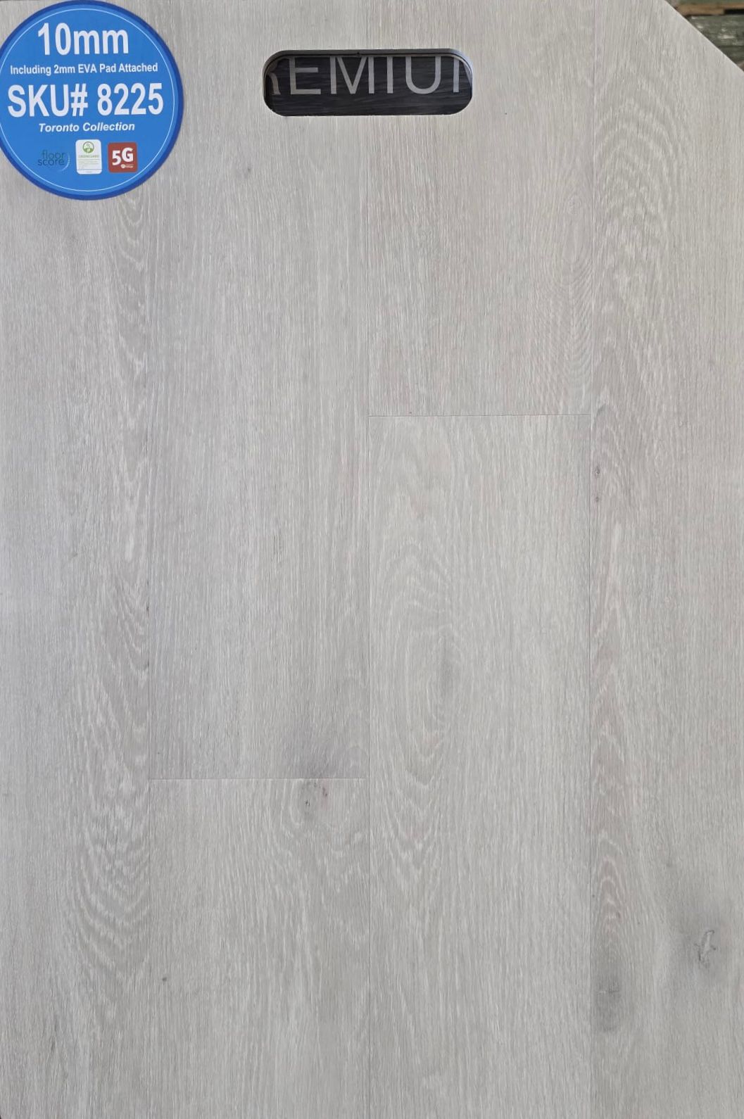 A close up showing the textures and colours of 8225 - Riche Vinyl 10mm Toronto Collection.