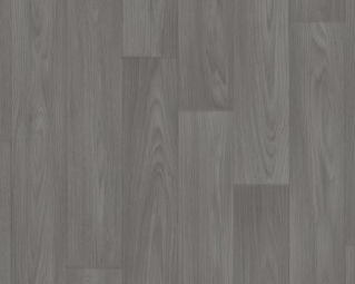 Close-up of gray wood-patterned flooring