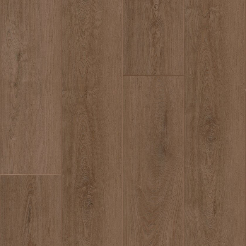 Close-up of brown wood flooring with visible grain and texture