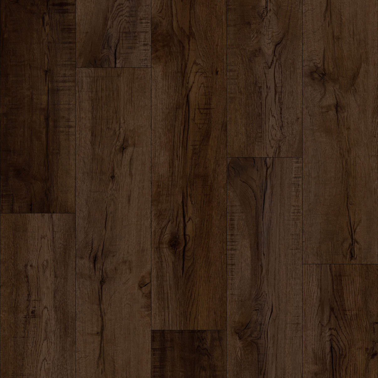 A durable, waterproof SPC vinyl offers a natural wood look, scratch resistance.