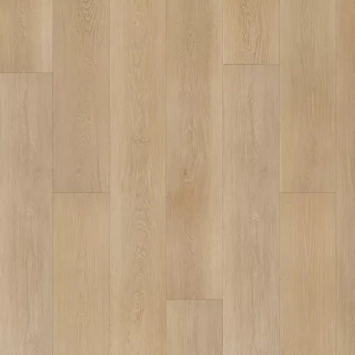 Light natural oak wood flooring planks with visible grain patterns and subtle variations in tone.
