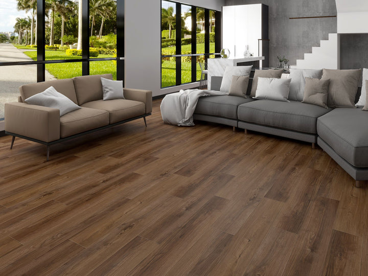American Walnut - Weiss flooring 7mm SPC Vinyl Atmosphere collection