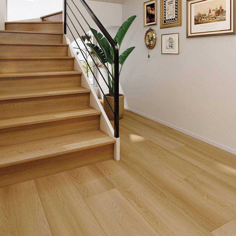 Lumina 57601237 - 1867 Flooring 9mm Vinyl Evolution Apogee - matching WPC stair kit installed
