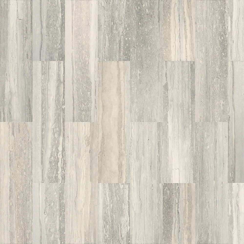 Wooden flooring with a gray and beige color scheme