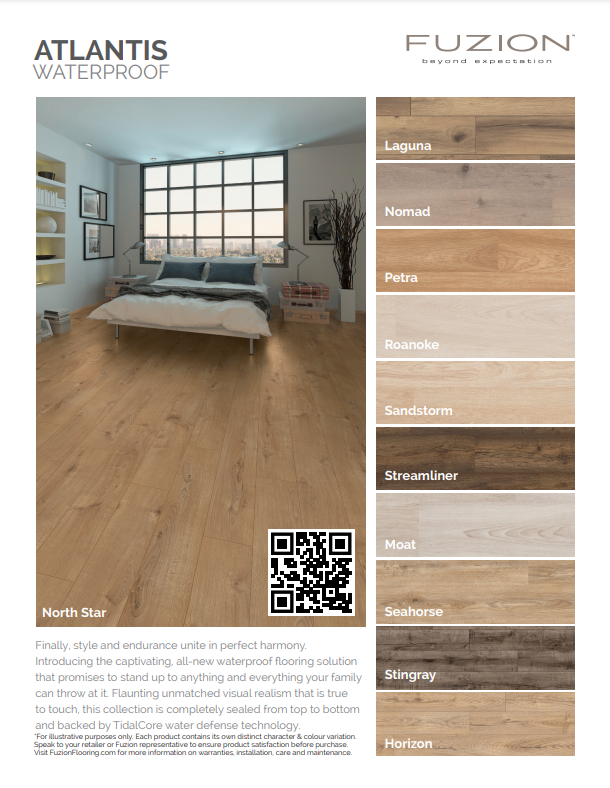 Horizon - Fuzion Waterproof Laminate 12mm Atlantis Collection