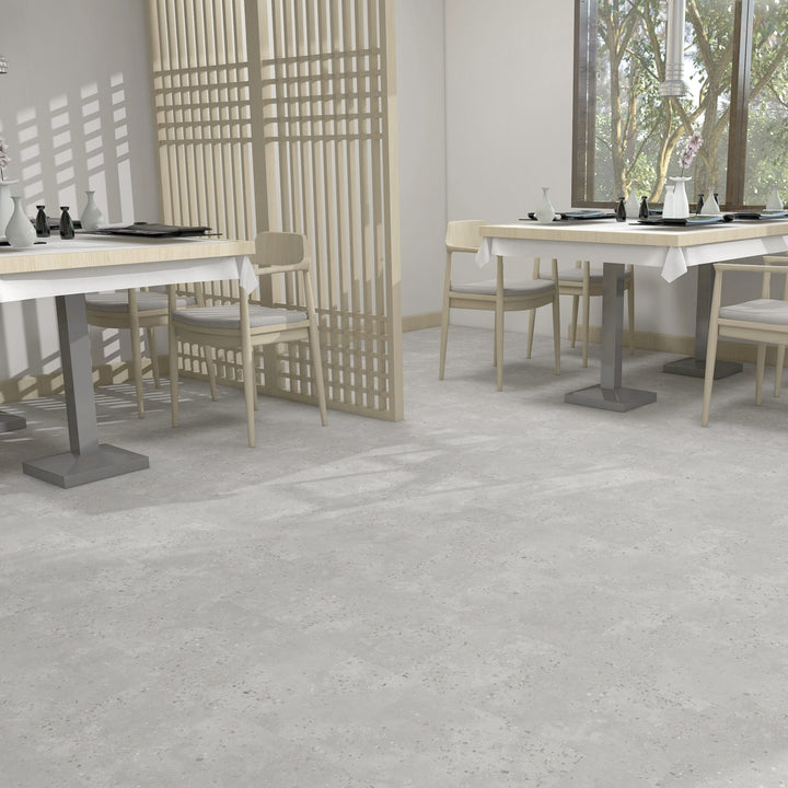 TERRAZZO SILVER 57812903 - 1867 Vinyl Tile 5.5mm Evolution Azura