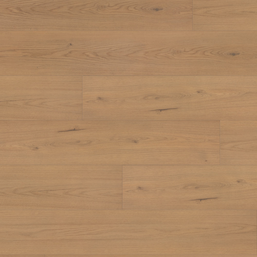 Close-up of Marvin 2325 6.5mm SPC vinyl flooring in natural wood finish.