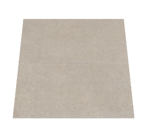 Beige rectangular tile on a white background
