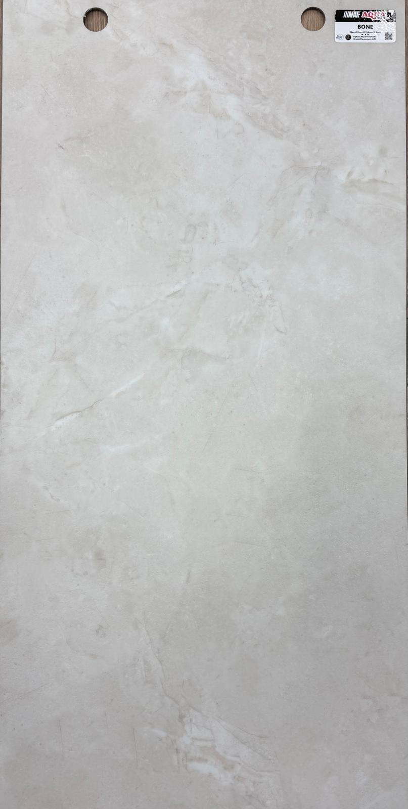Bone - AQUALUUUZ 5mm Loose Lay Vinyl Tile 18" x 36"