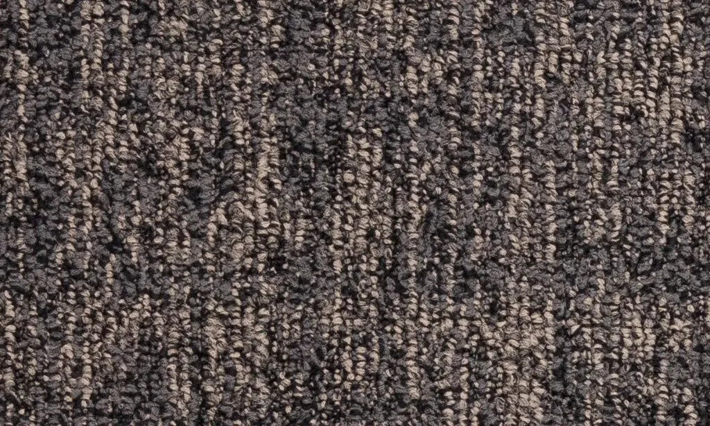 Close-up of a textured brown carpet