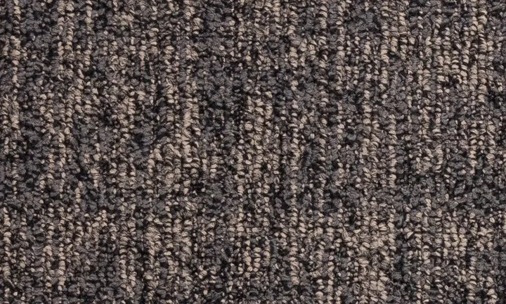 Close-up of a textured brown carpet