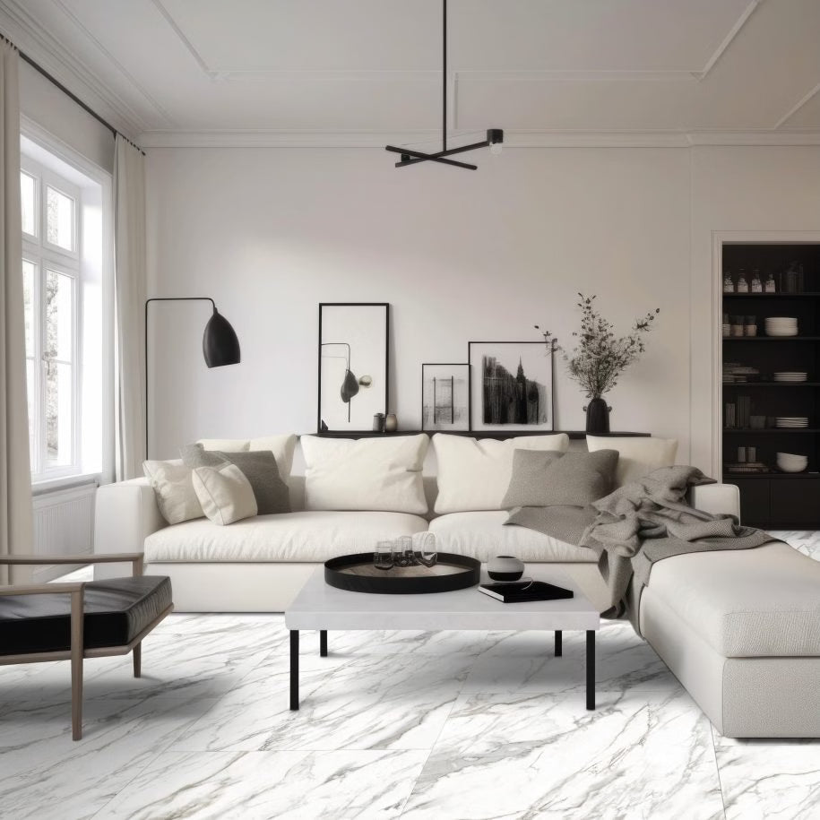 Calacatta Grey - 1867 Evolution Purflex 4.5mm Looselay Vinyl Tile