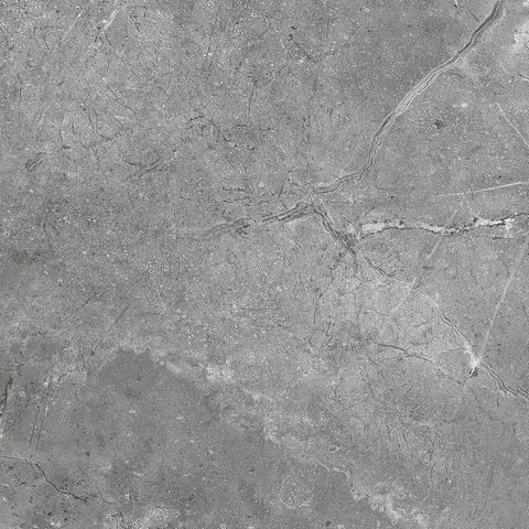 Close-up of a gray stone surface with visible cracks and texture