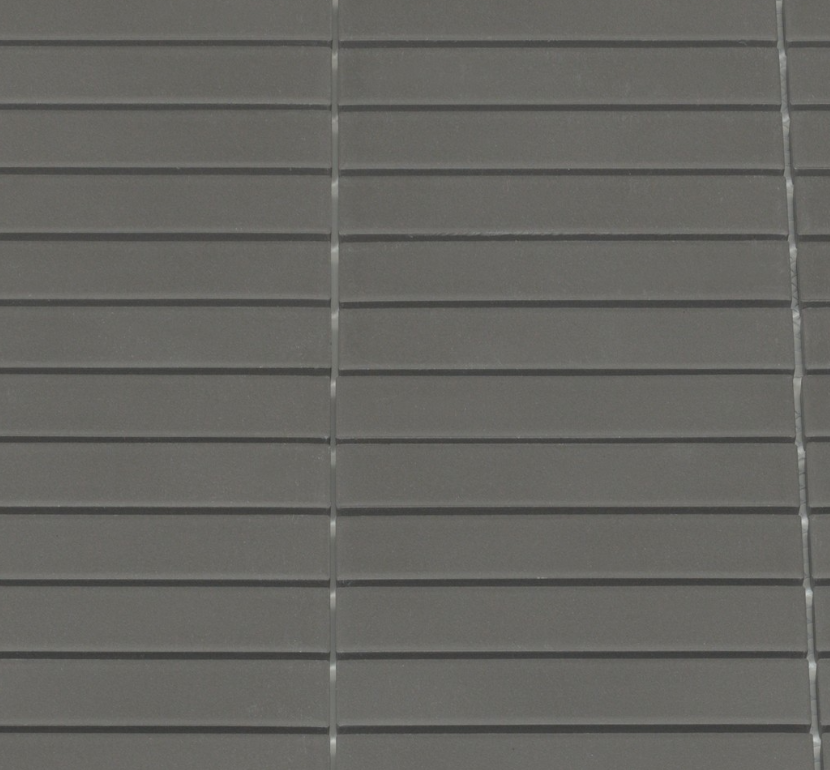 Close-up of gray horizontal siding texture
