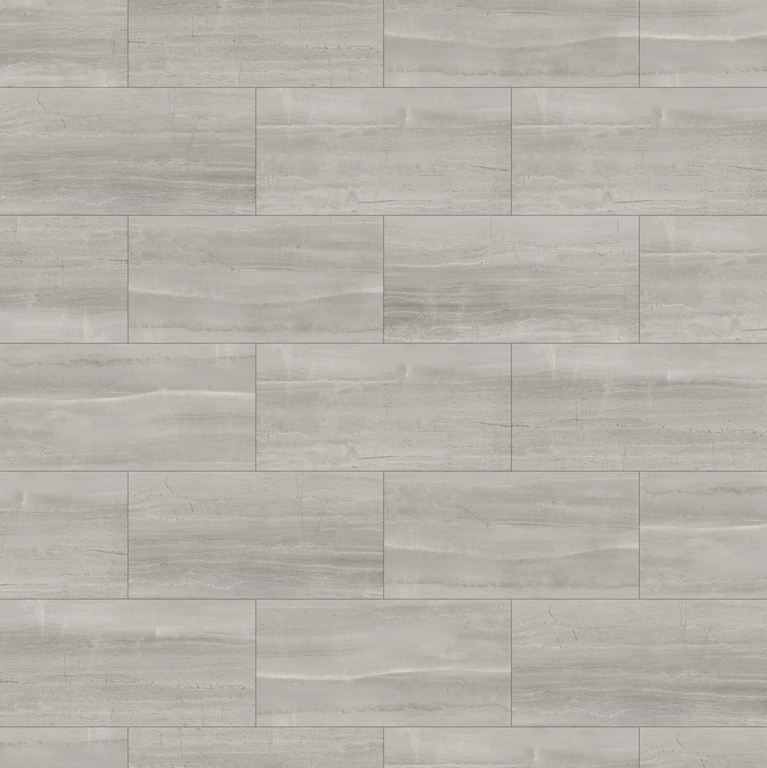 Gray tiled pattern with a herringbone arrangement