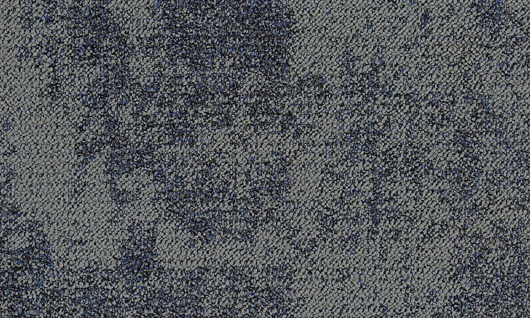 Textured blue and gray patterned fabric