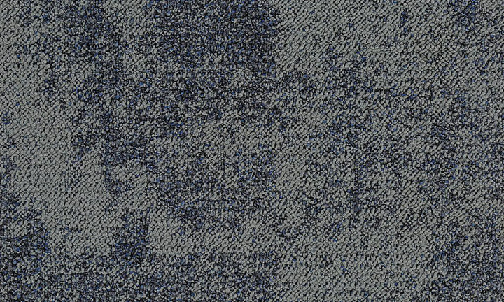 Textured blue and gray patterned fabric