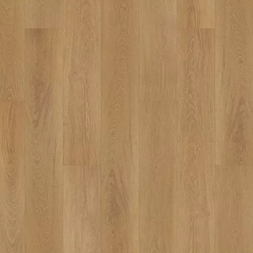 Light oak wood flooring planks with a warm tan and beige tone, showing natural wood grain patterns.