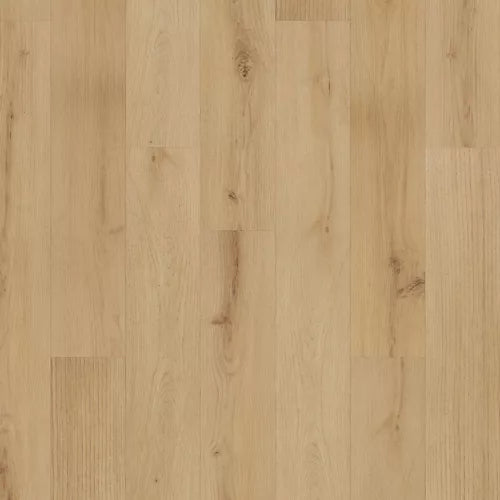 Light natural wood flooring planks with visible grain, knots, and subtle variations in tone.