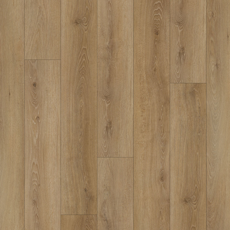 Close-up of wooden flooring with a natural brown color and visible grain pattern.