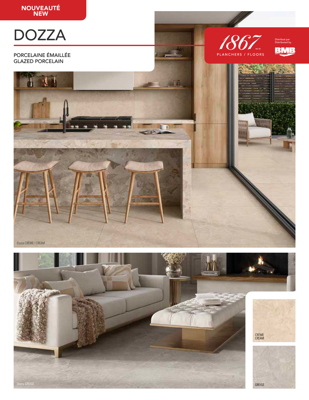 Dozza - 1867 Porcelain Tile 24"x24"