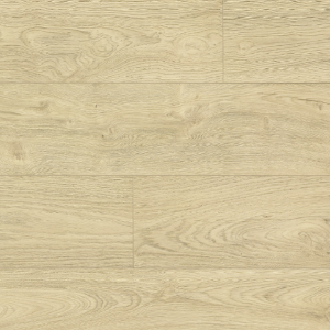 Close-up of beige wood flooring with a natural grain pattern