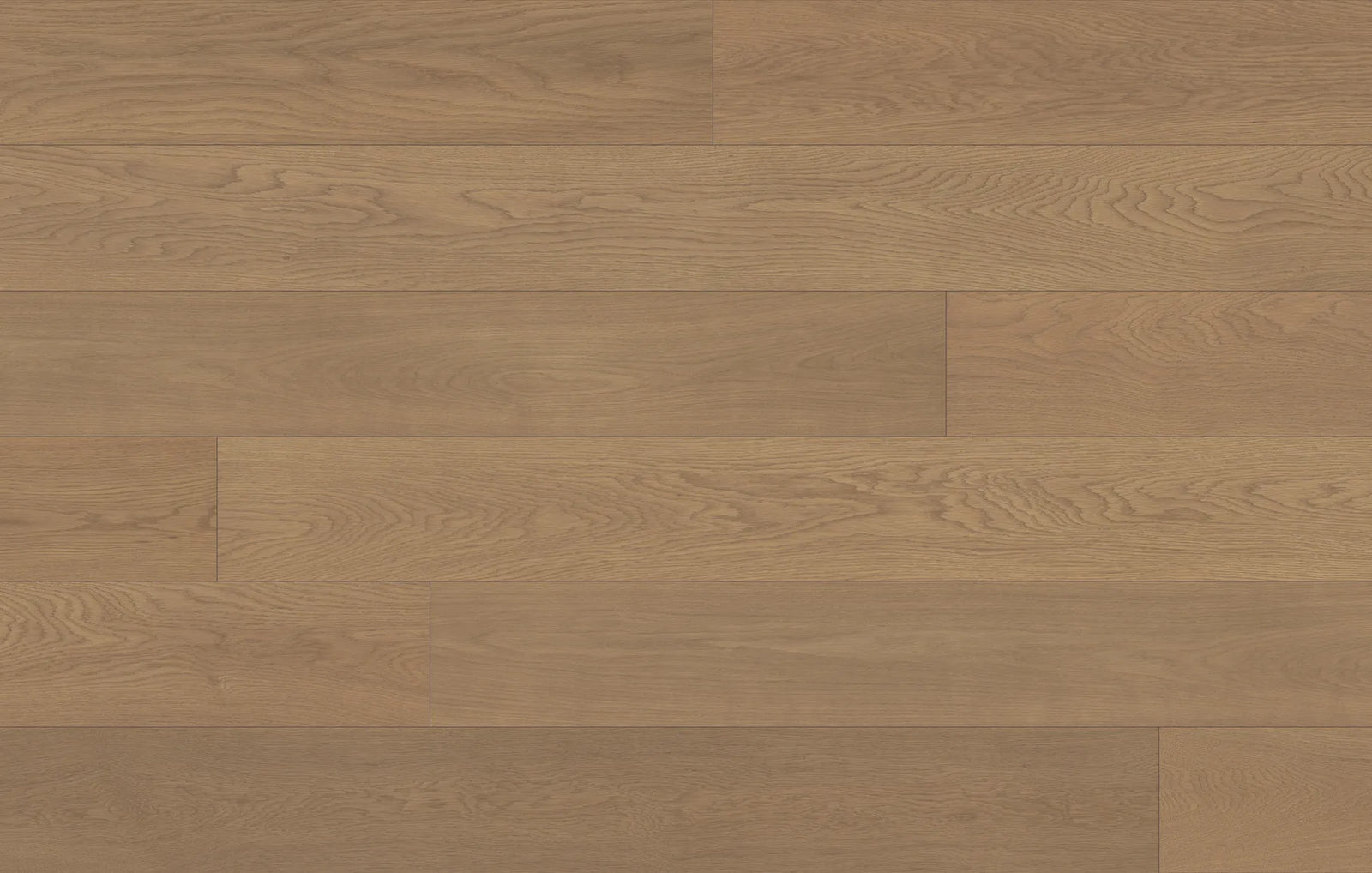 Close-up of Ember Cloak engineered hardwood flooring from Fuzion's Velvet Grove collection. Available at Advanced Flooring Waterloo.