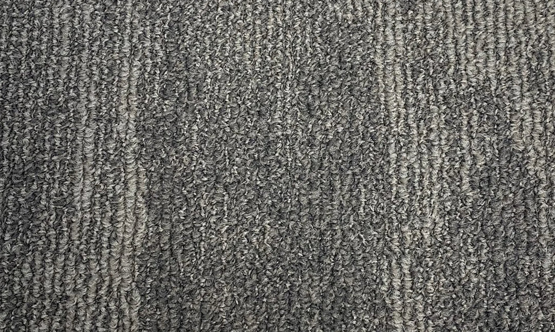 Close-up of gray textured carpet