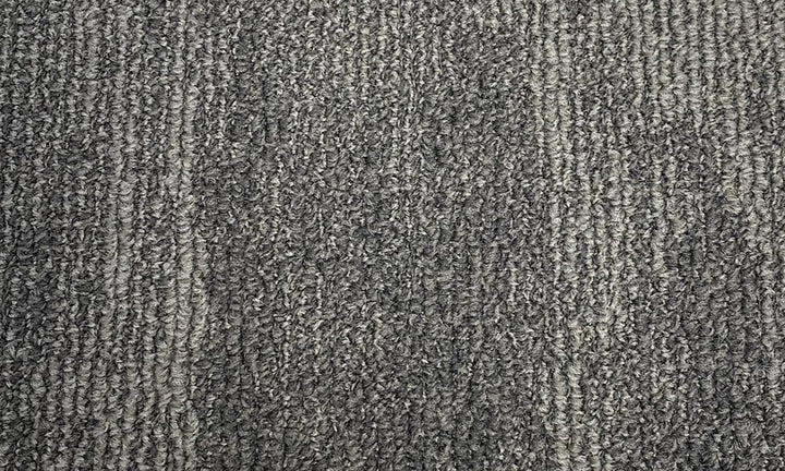 Close-up of gray textured carpet