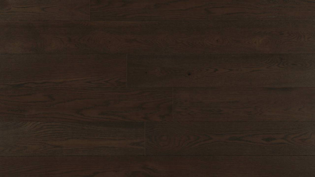 A close up of VIDAR premium white ash engineered hardwood flooring.