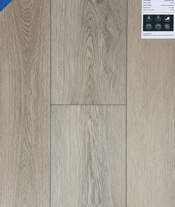 Everest Plus Driftwood Calm SPC flooring – modern waterproof vinyl planks with natural oak tones, ideal for basements, kitchens, and commercial areas.