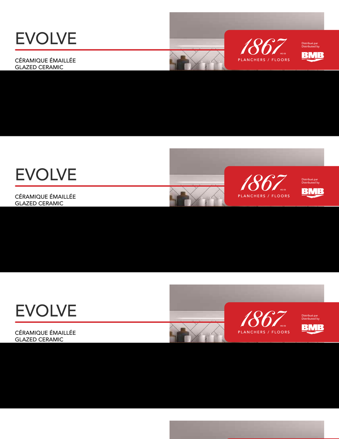 Evolve - 1867 Glazed Ceramic Wall Tile (Glossy)