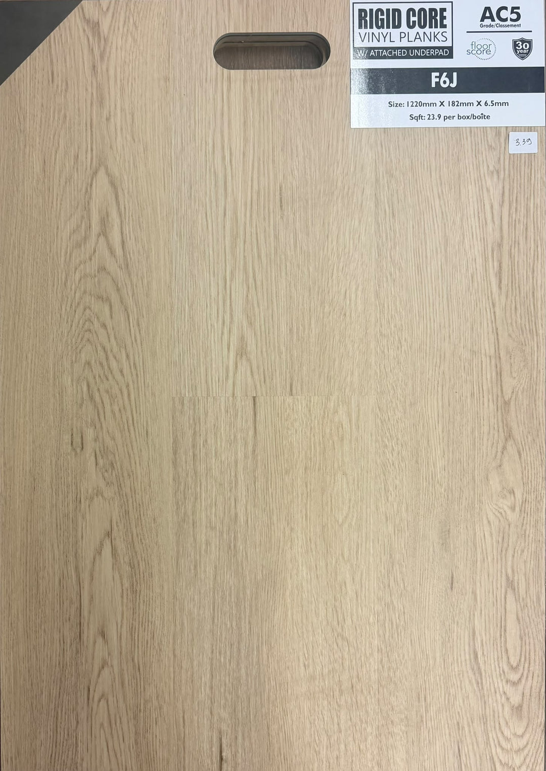 F6J - AQUAPLUS 6.5mm SPC Vinyl