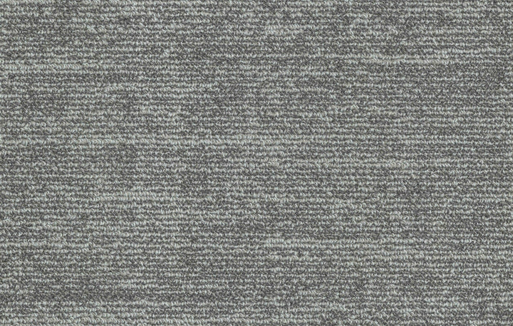 Close-up of a textured gray fabric surface