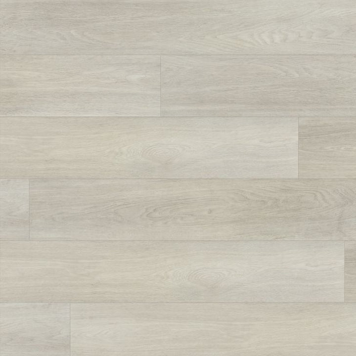 Close-up of a wooden floor with a light brown and gray color scheme.