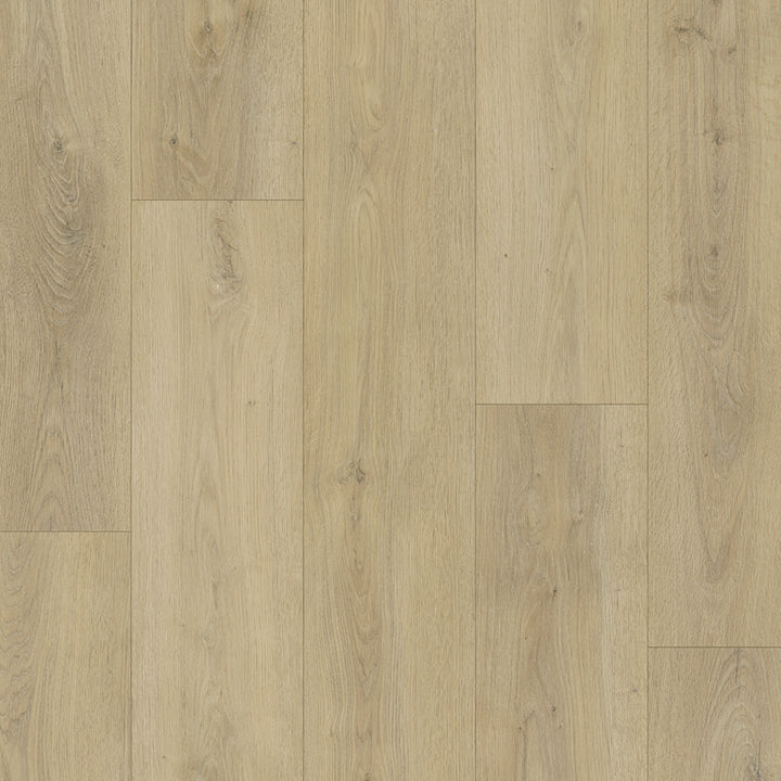 Close-up of a wooden floor with a light brown color and visible grain pattern.