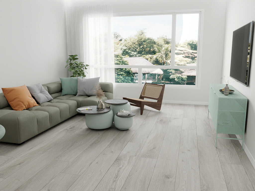 Fog - Weiss flooring 7mm SPC Vinyl Atmosphere collection