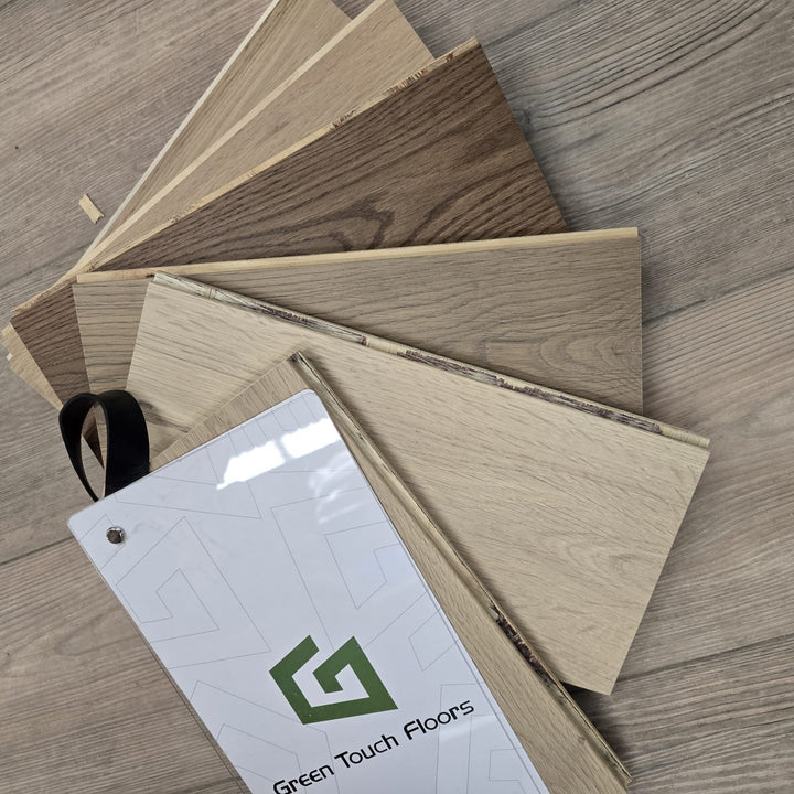 A 3mm veneer layer for a natural wood feel with enhanced durability from Green Touch. 