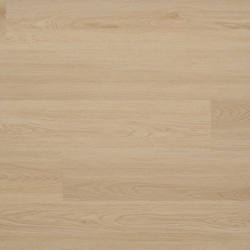 Grandeur Inov8 SPC vinyl flooring sample in Flowerpot Island color – 7x60 inch waterproof plank with natural oak-inspired pattern and matte surface.